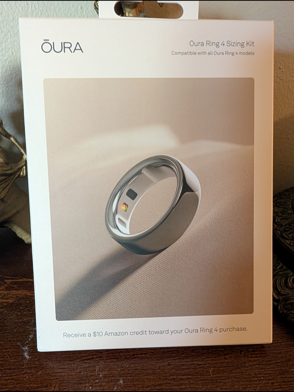 Oura Ring 4 Sizing Kit — Silver Finish